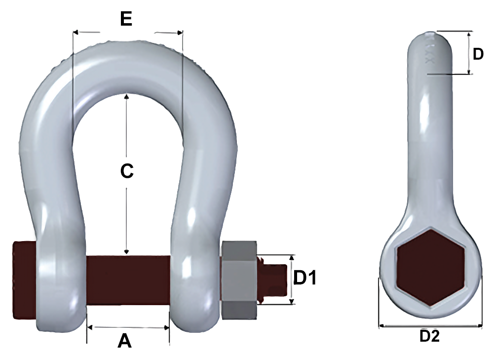 Shackle - Aqua (No 851)